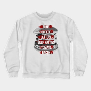 Best Burger  - deconstructed Crewneck Sweatshirt